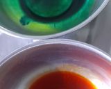 A picture of step 4 of Tricolour Pancakes.