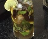 A picture of step 3 of Virgin Black Mojito Mocktail.