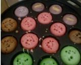 Foto langkah ke 5 dari resep Pukis rainbow.