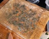 A picture of step 4 of Crispy Golden Prawn Pancake.