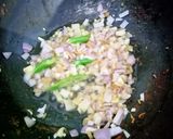 A picture of step 3 of Schezwan Chilli Potatoes with Jeera Rice.