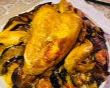 A picture of step 11 of Eggplant Maqluba.