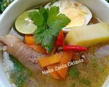 Foto langkah ke 9 dari resep Sup ayam kampung.
