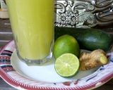 A picture of step 5 of Cucumber drink.