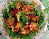 Hình bước làm 5 của món Cánh gà sốt me