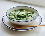 Hình bước làm 3 của món 🌱 Canh Bí Đao & Rau Chân Vịt Nấu Chay