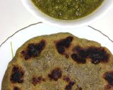 A picture of step 2 of Pearl millet bhakri.