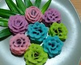 รูปขั้นตอนการทำที่ 23 ของ 💐ช่อผกากรองไส้มันม่วง #มนต์รักขนมไทย