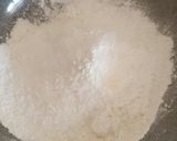 A picture of step 1 of Eggless vanilla pastry cake.