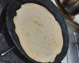 A picture of step 2 of Brocolli wrap.