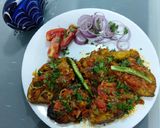 A picture of step 4 of Lahori Fish masala.