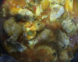 Foto del paso 3 de la receta: Pollo en salsa con pisto de calabaza (aprovechamiento)