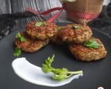 A picture of step 5 of Quinoa Zucchini Tikki - High protein & shallow fried treat for monsoon.