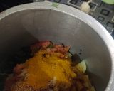 A picture of step 1 of Methi Aloo.