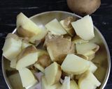 A picture of step 1 of Crispy aloo Chaat.