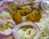 A picture of step 3 of Jeera Rice.