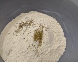 A picture of step 1 of Egg Paratha.