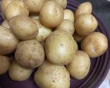 A picture of step 1 of Potato Salad with Chickpeas.