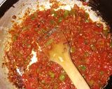 A picture of step 3 of Hot dog stew#4 week challenge.