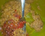 A picture of step 2 of Spicy plantain mosa.