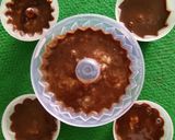 Foto langkah ke 4 dari resep Puding Coklat Pisang Lumer.