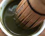 Gambar langkah 2 resipi Matcha Tea Tarik.