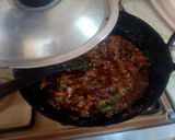 A picture of step 9 of Pyaaz Karele.