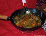 A picture of step 15 of Green bean stew with beef.