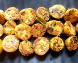 A picture of step 11 of Crispy cheese potato (baby potato with cornflour).