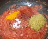 A picture of step 3 of Black chickpea curry / kale chane ki curry.
