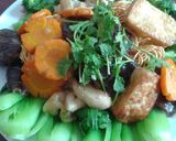 Hình bước làm 3 của món Mì Xào Giòn Chay