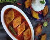 নিরামিষ ধোঁকার ডালনা রেসিপির ধাপ 6 ছবি