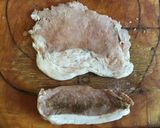 A picture of step 1 of California Farm Pork Chop Wiener Schnitzel.