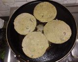 A picture of step 2 of Brocco Masala Bhakri.