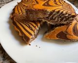 Une image de l'étape 10 de Cake Zébra Facile 🍰🍫🍫 au Pot de Yaourt 🍦.
