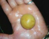 A picture of step 6 of Peda(Milk se bana).