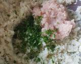 Mini galette de chou-fleur et blanc de poulet étape de la recette 5 photo