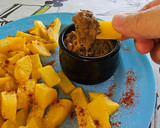 Foto del paso 5 de la receta: Patatas fritas con salsa de pepino