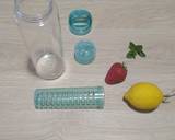 Acqua aromatizzata fragola limone e menta