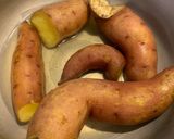 A picture of step 1 of Sweet potato roast.