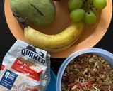 Foto langkah ke 1 dari resep Bubur Oat Buah Naga.