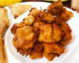 A picture of step 7 of Dahi ky Pakoray.