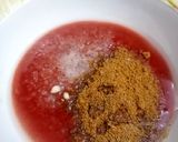 A picture of step 6 of Yummy apple 🍎 salad dip in ketchup.