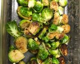 A picture of step 3 of Roasted Brussel Sprouts.
