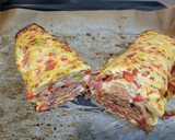 Foto del paso 8 de la receta: Brazo de verduras con huevo, jamón y queso