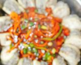 Hình bước làm 3 của món Cà tím hấp nấm kim châm