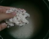 Hình bước làm 1 của món Xôi nếp đậu xanh