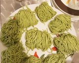 Foto langkah ke 5 dari resep Mie Bayam Segar No pengawet dan MSG.