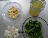 Spinach baby corn soup recipe step 1 photo