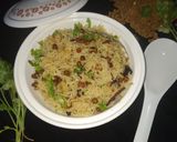A picture of step 6 of Kala chana pulao.